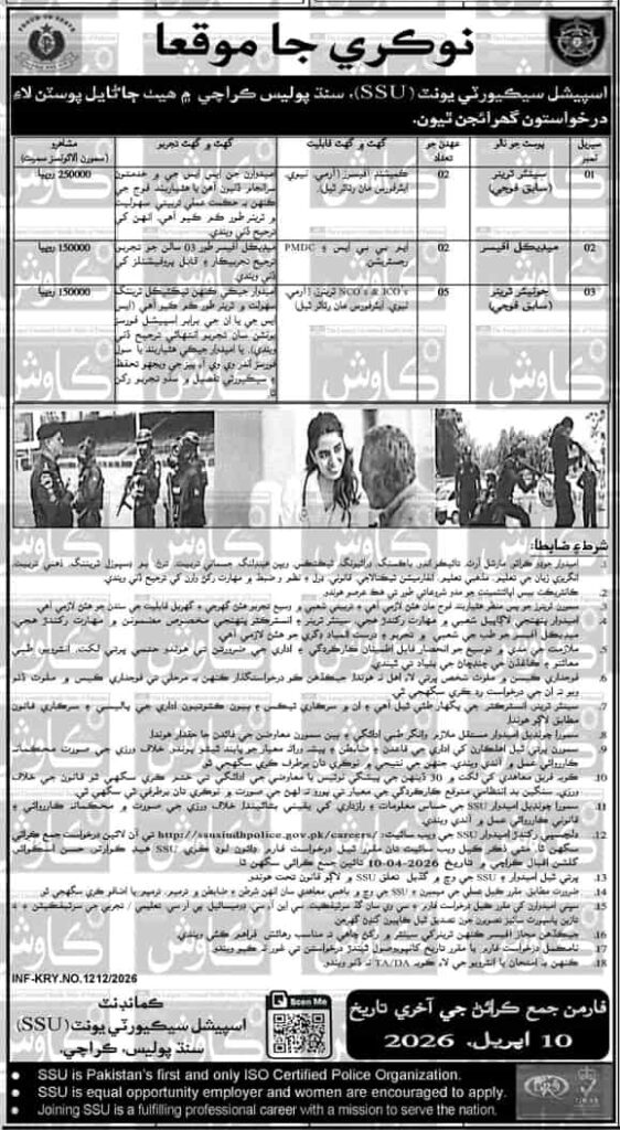 Sindh Police Jobs 2026 Apply Online