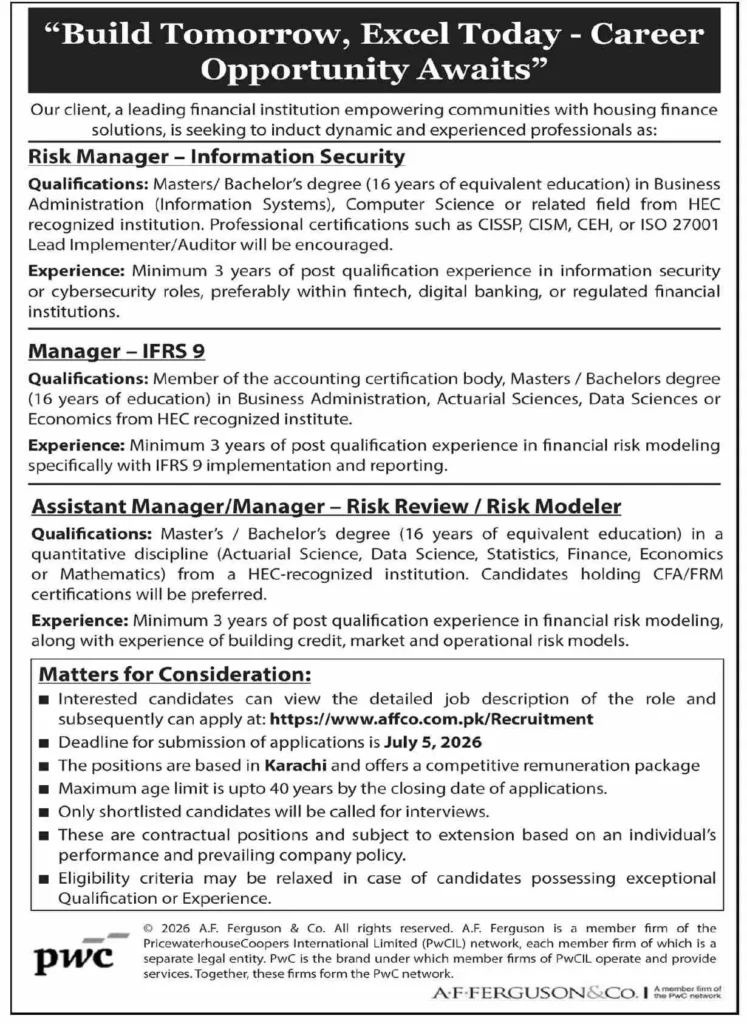 Housing Finance Institution Jobs 2026
